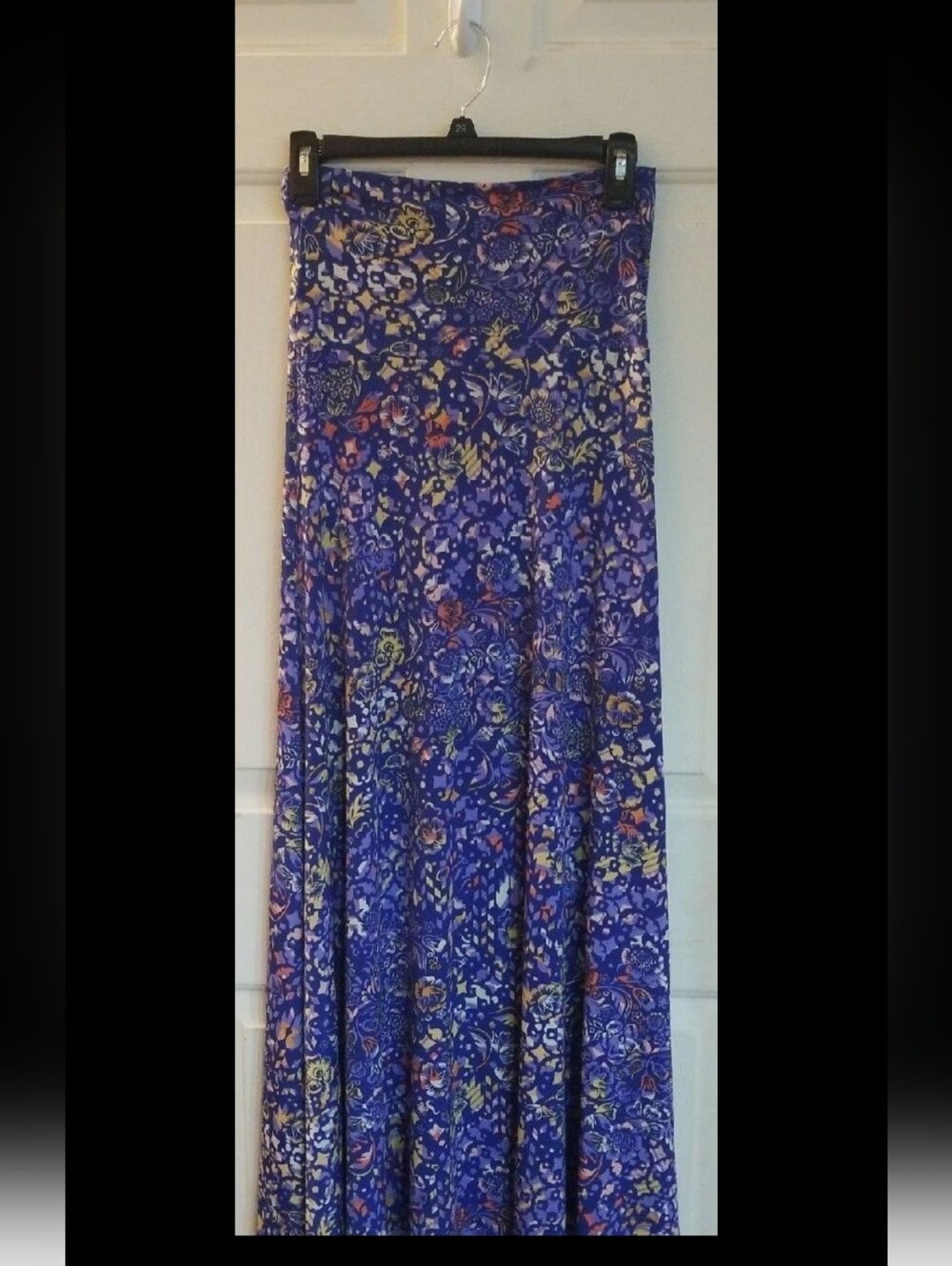 LuLaRoe Purple Floral Maxi Skirt